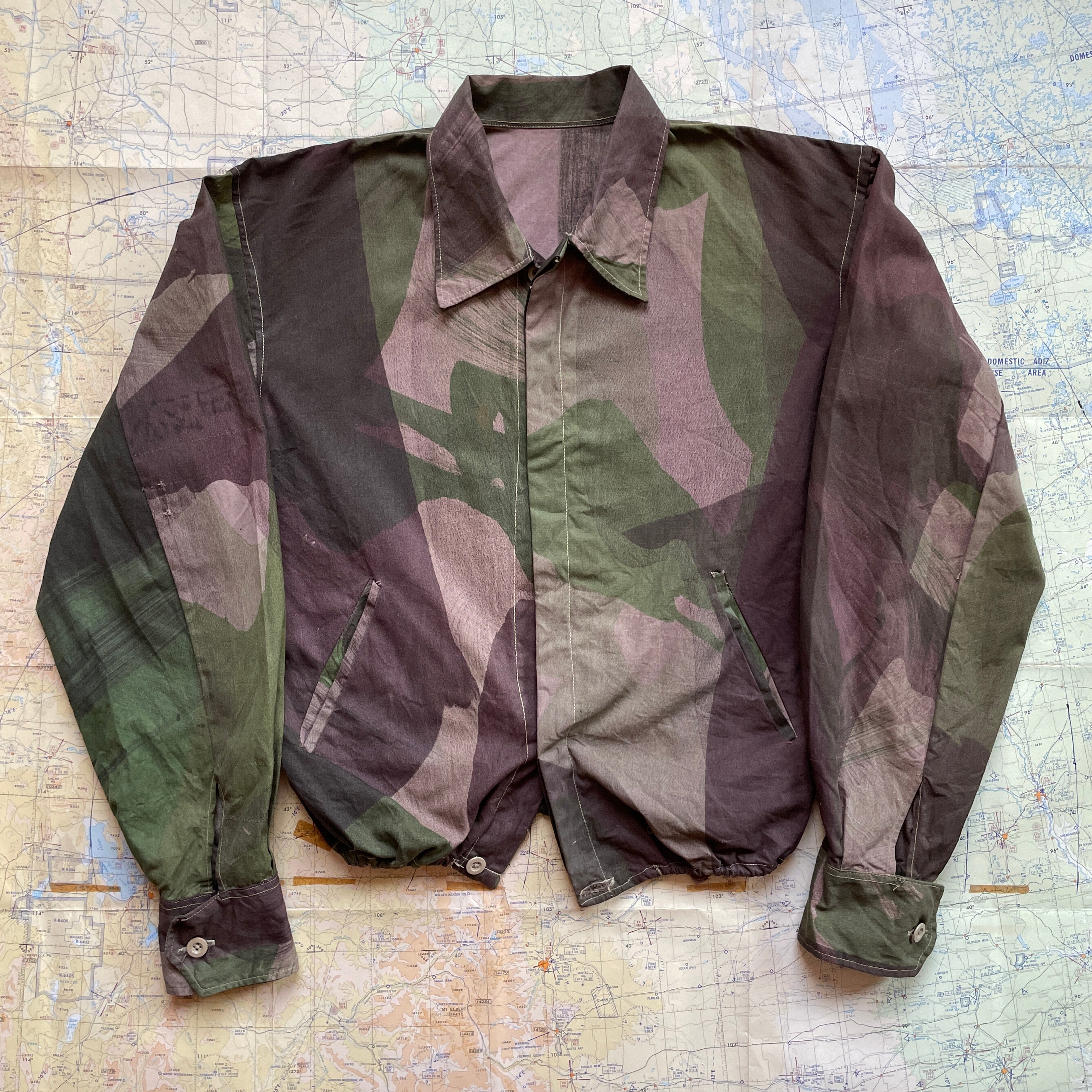 French 1950s Algerian War Retailored Windproof Shirt