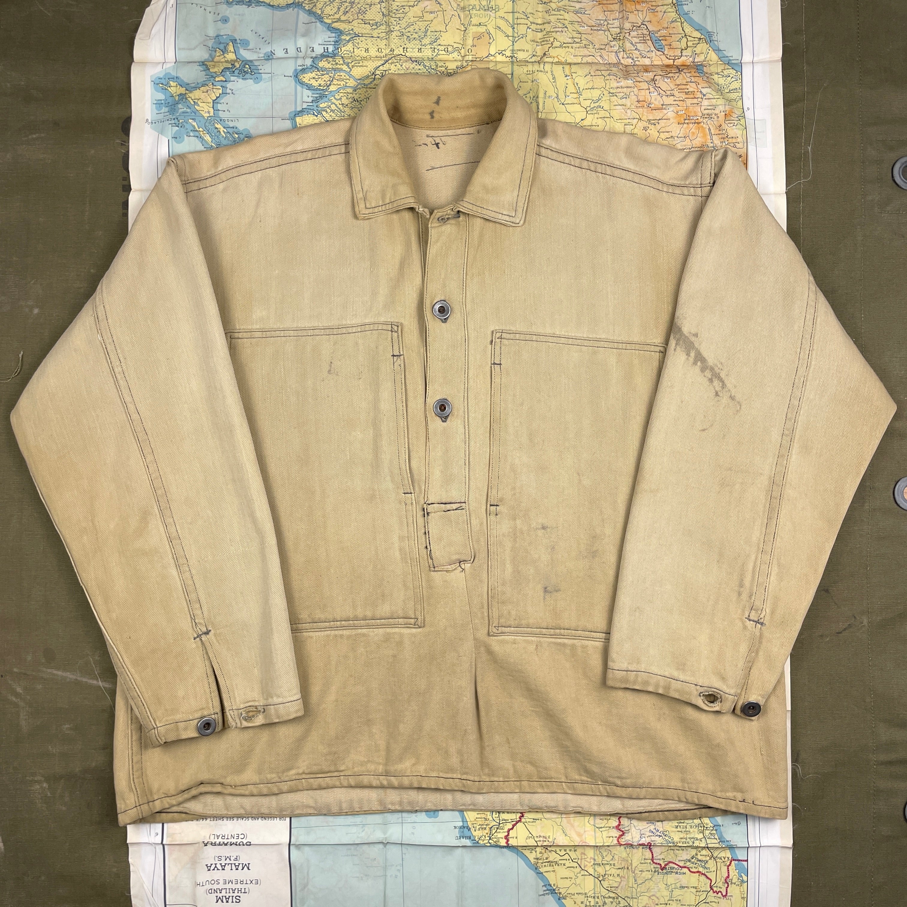 US Army WW1 Brown Denim Jumper