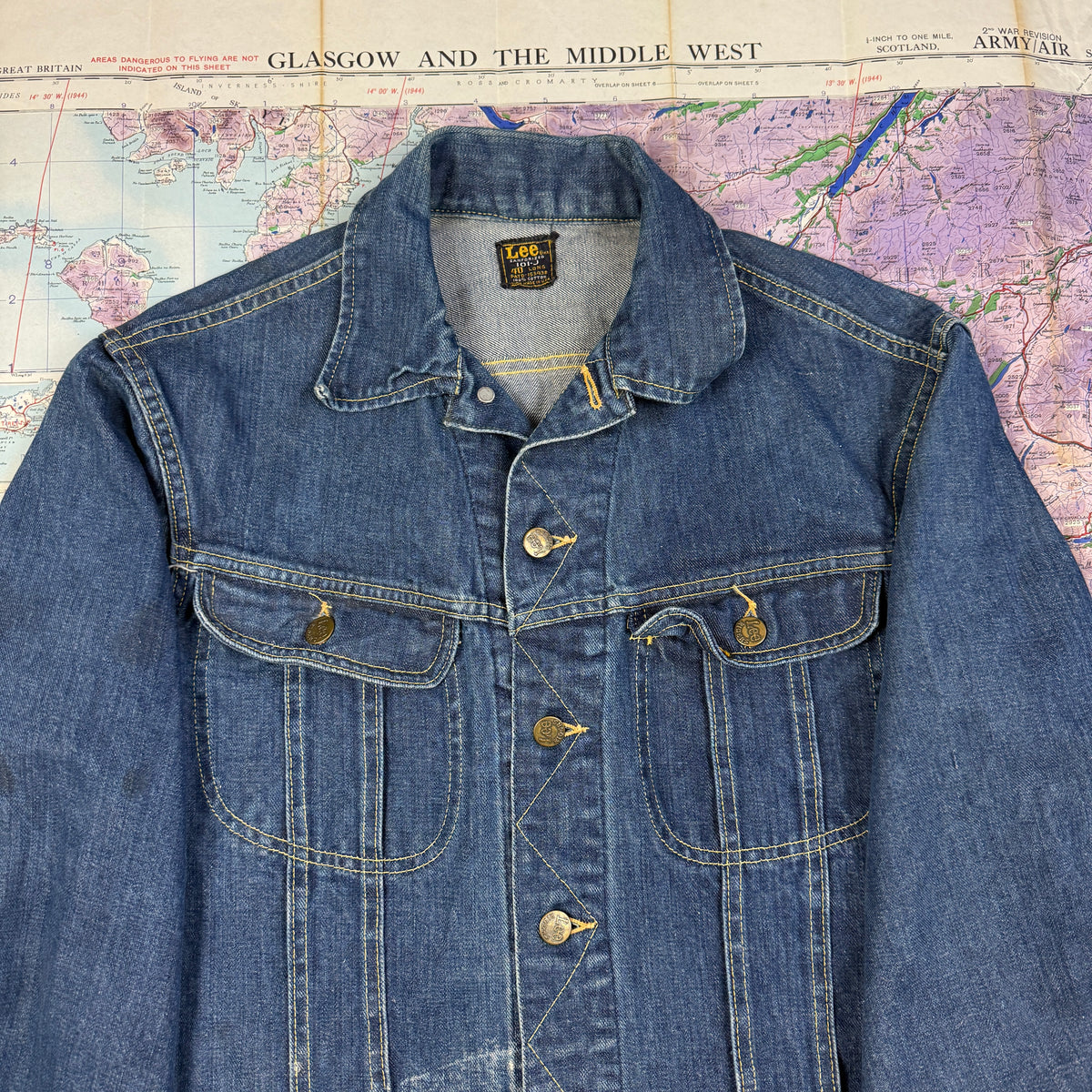 Lee Riders Early-1960s 101-J Denim Jacket - Size 40 Long