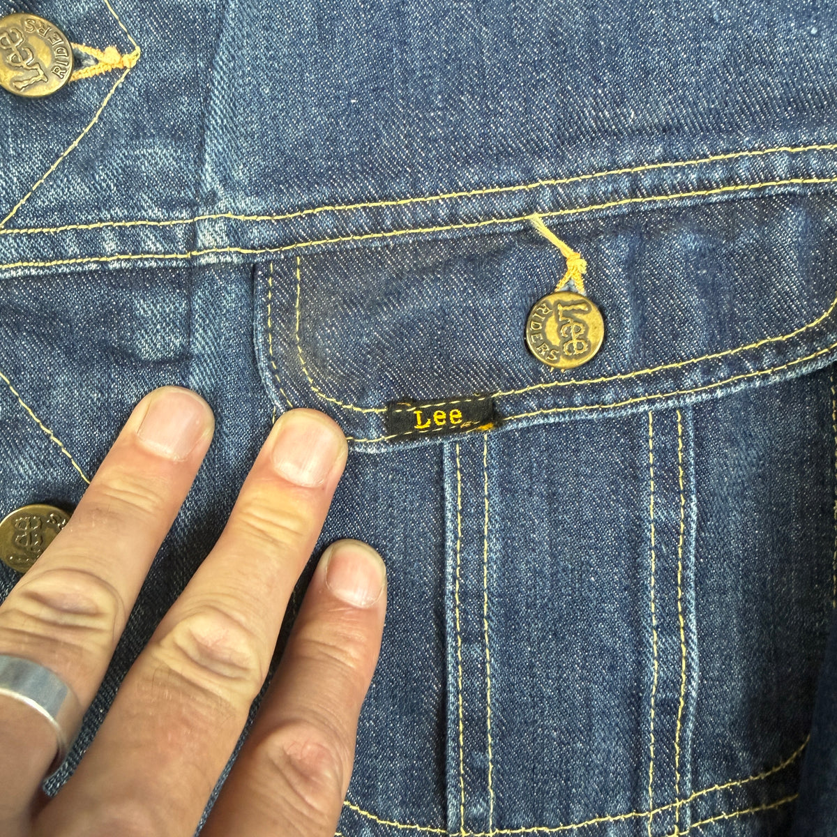 Lee Riders Early-1960s 101-J Denim Jacket - Size 40 Long