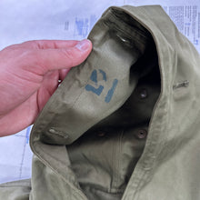 Load image into Gallery viewer, US Army 1943 &quot;Parka, Field, Cotton&quot; Cold Weather Parka Shell - Deadstock
