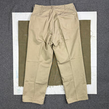 Load image into Gallery viewer, US Army 1945 Pattern Chino Trousers - size 34
