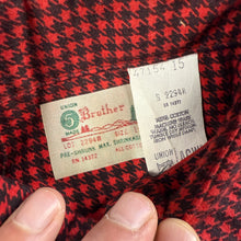 Load image into Gallery viewer, 5 Brother 60s Flannel Houndstooth Shirt - Deadstock
