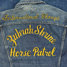 Load image into Gallery viewer, Lee 1960s 101-J Embroidered Horse Patrol Denim Jacket
