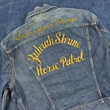 Load image into Gallery viewer, Lee 1960s 101-J Embroidered Horse Patrol Denim Jacket
