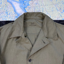 Load image into Gallery viewer, US Navy WW2 HBT Donut Button Shirt - Deadstock
