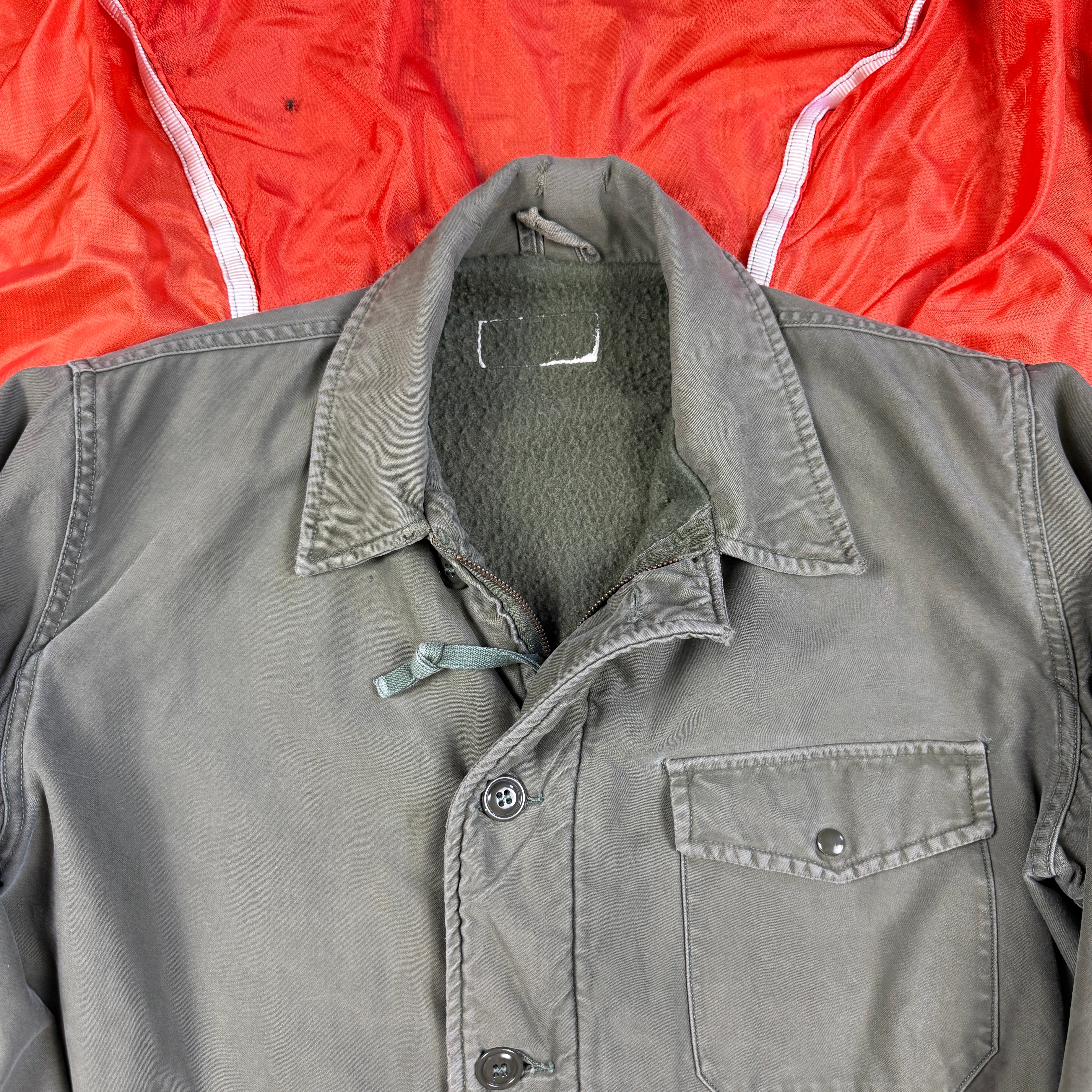 US Navy Early Pattern A2 Deck Jacket - Size Large