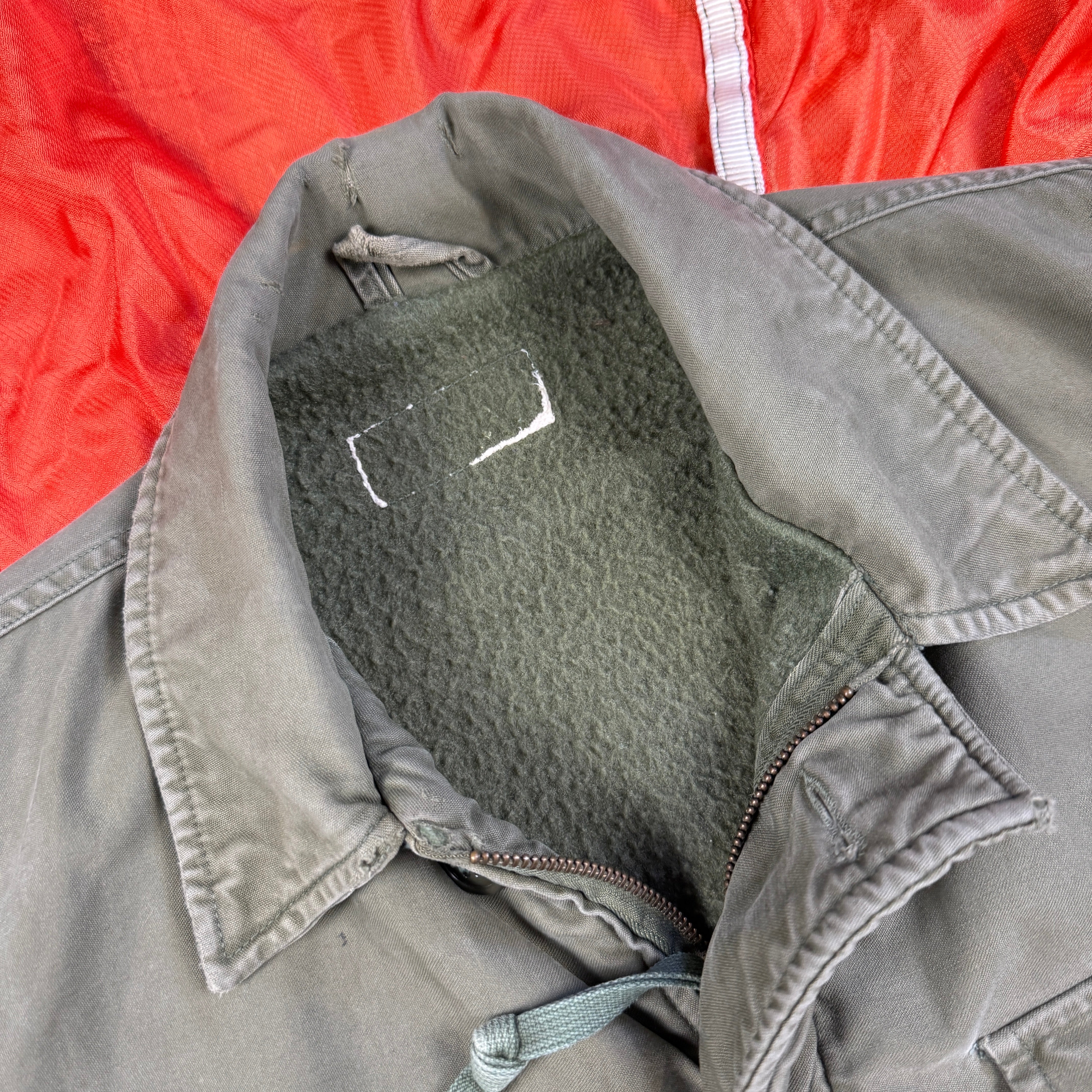 US Navy Early Pattern A2 Deck Jacket - Size Large