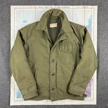 Load image into Gallery viewer, US Navy Early Pattern A2 Deck Jacket - Size Medium
