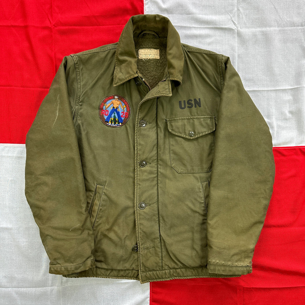 US Navy Early Pattern 1962 A2 Deck Jacket