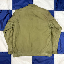 Load image into Gallery viewer, US Navy Early Pattern A2 Deck Jacket with Patches - Size Medium

