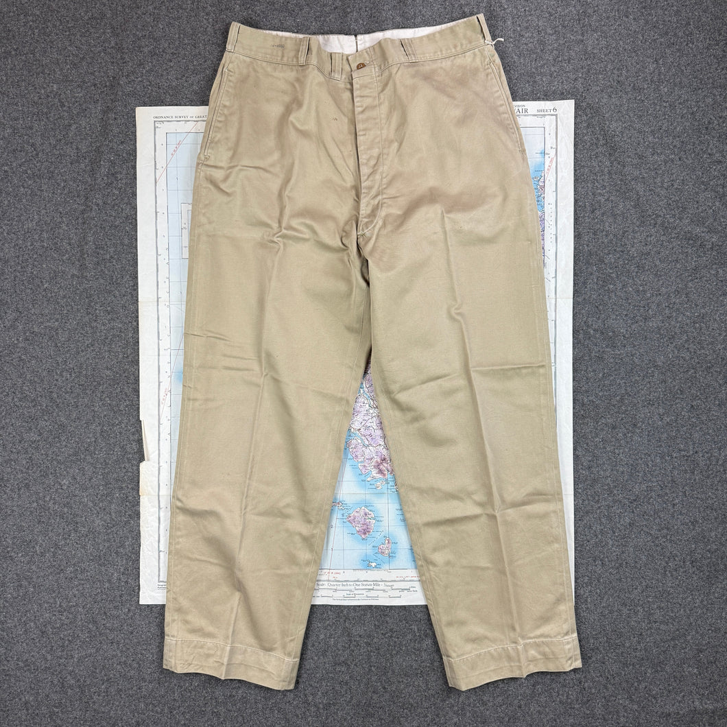 US Army 1956 Pattern Chino Trousers - Size 37