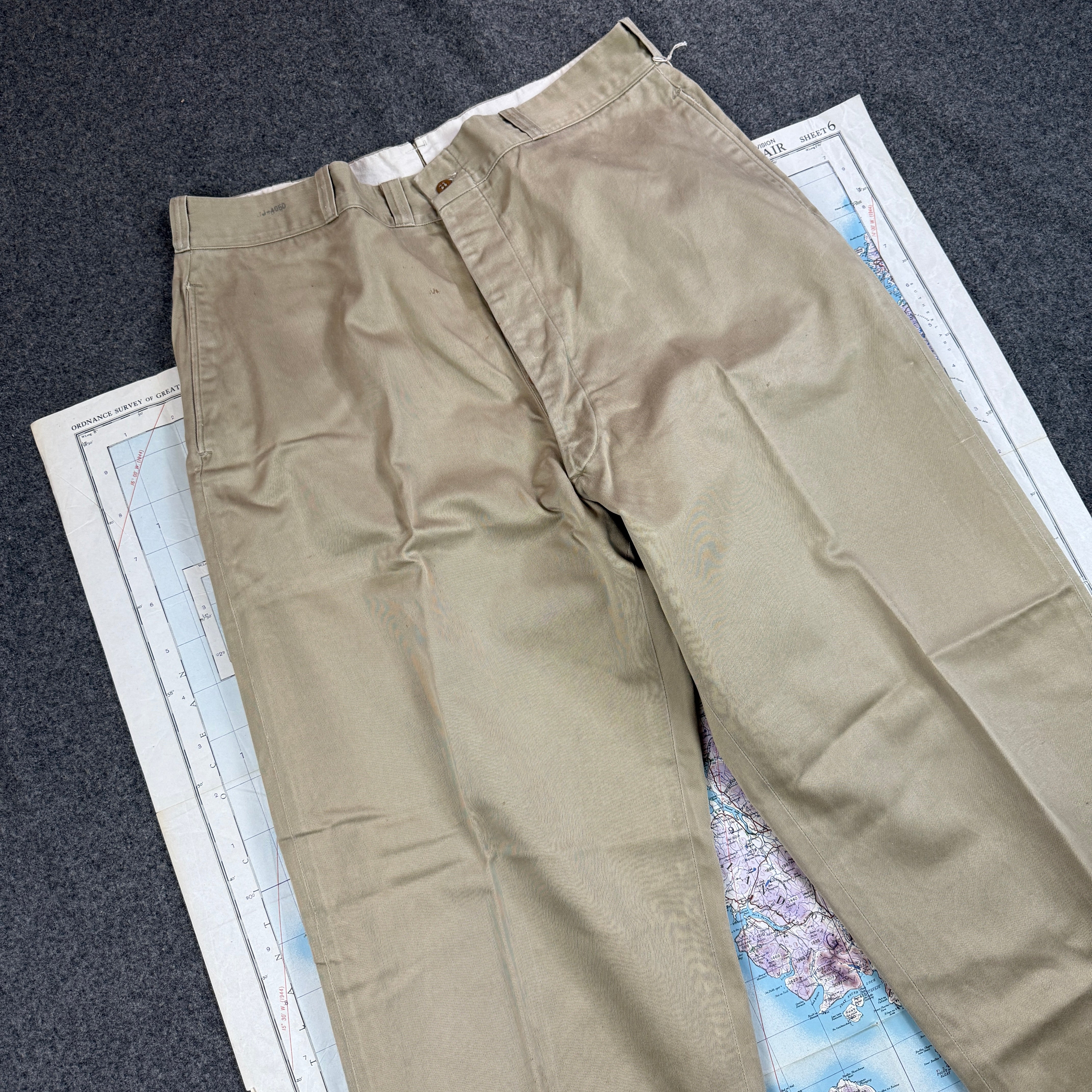 US Army 1956 Pattern Chino Trousers - Size 37