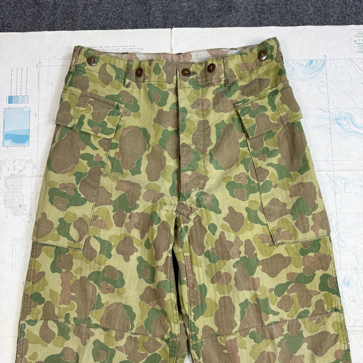 US Army WW2 "ETO" Frogskin Trousers - size 34 - Mint Condition
