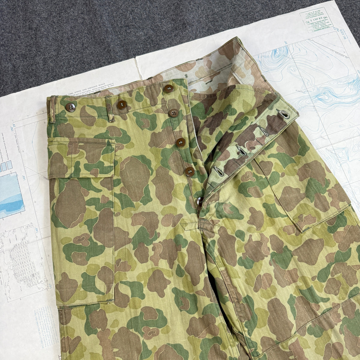 US Army WW2 "ETO" Frogskin Trousers - size 34 - Mint Condition