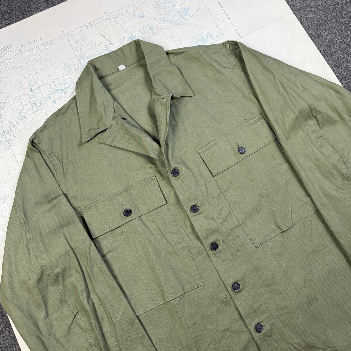 US Army WW2 HBT Fatigue Shirt - Deadstock