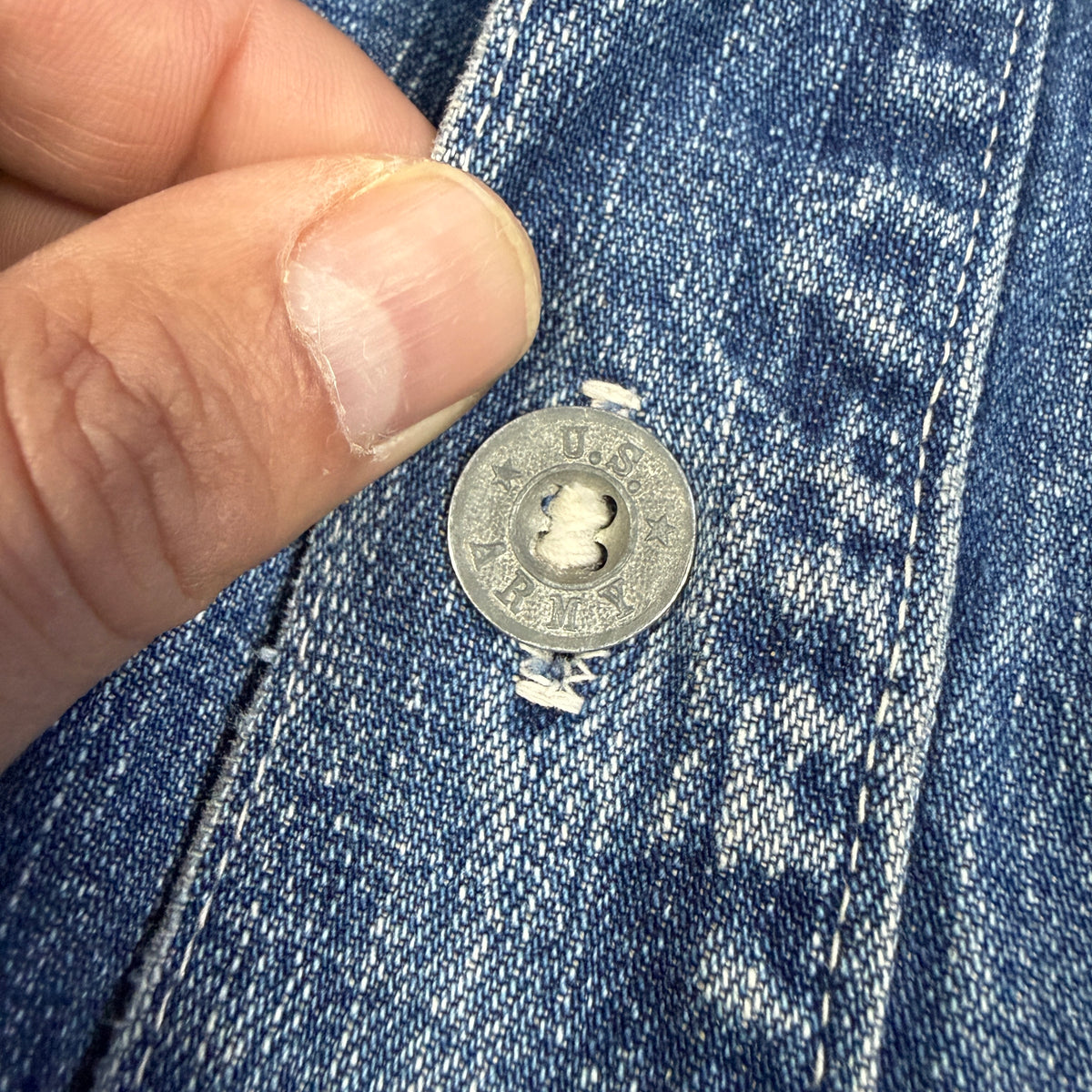 US Army Blue Denim Jumper