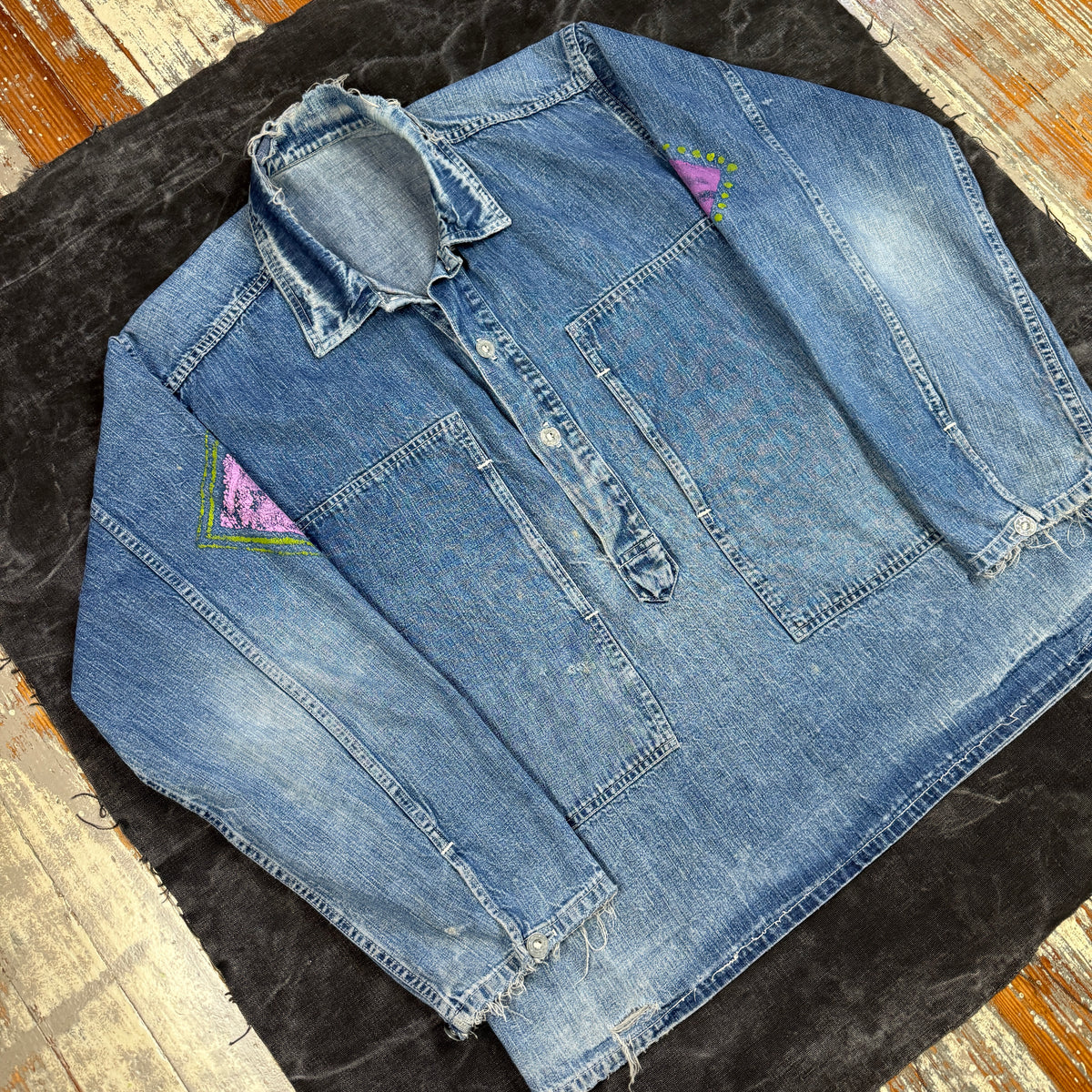 US Army Blue Denim Jumper