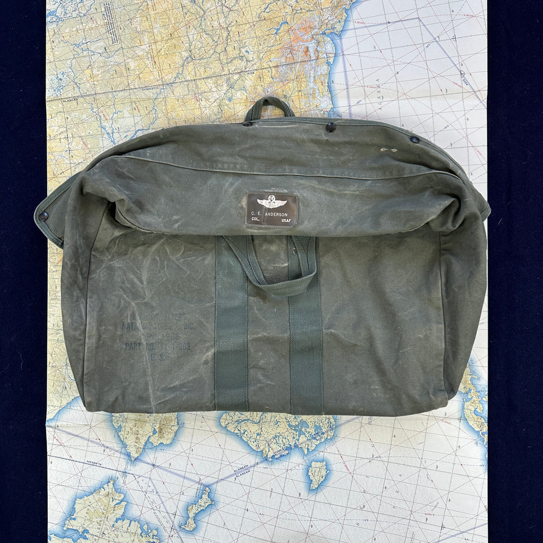 USAF Aviator Kit Bag owned by WW2 Triple Ace Bud Anderson