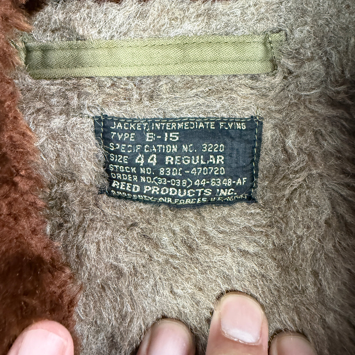 USAAF WW2 B-15 Flight Jacket - Rare size 44
