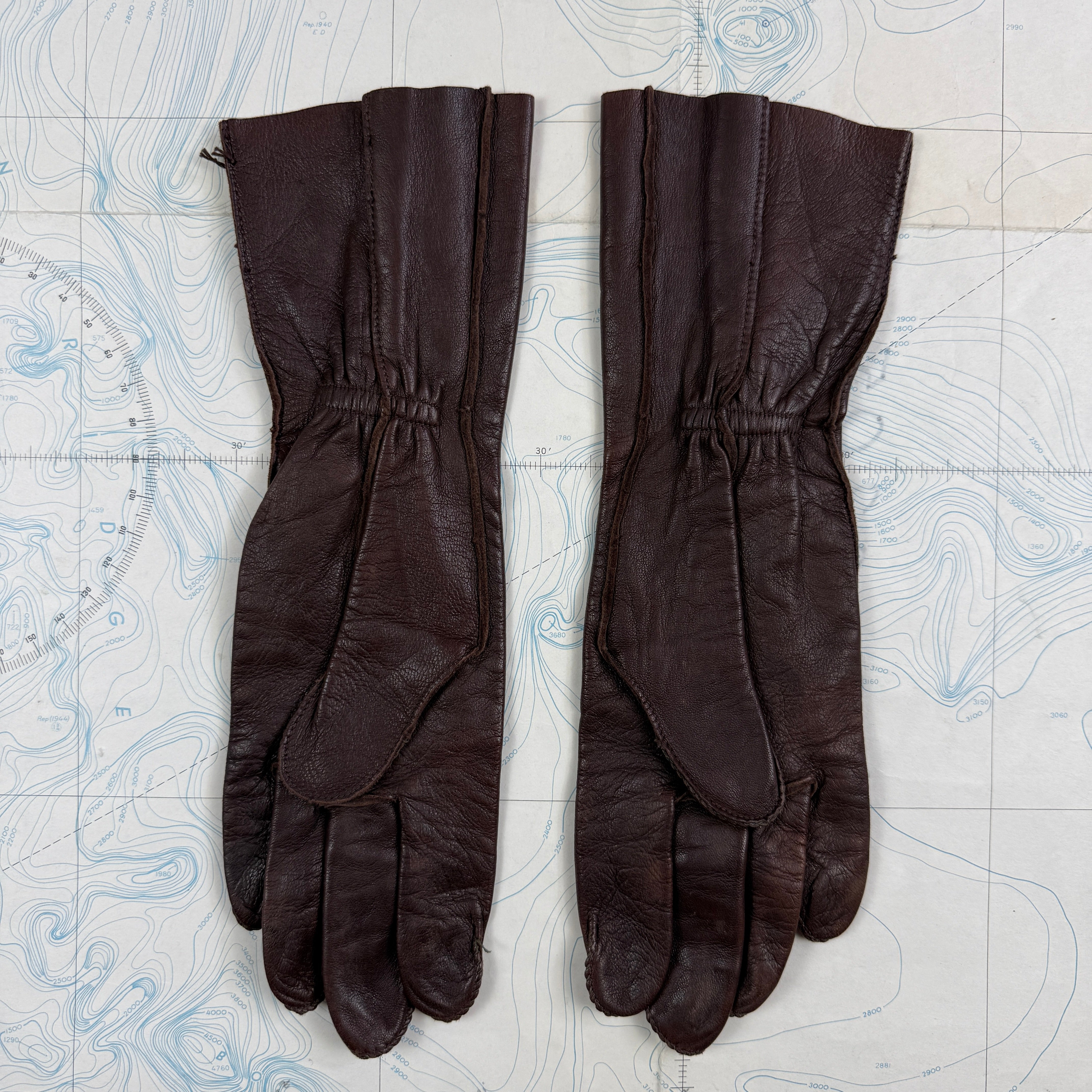 USAAF WW2 Leather B-3A Flight Gloves - Deadstock