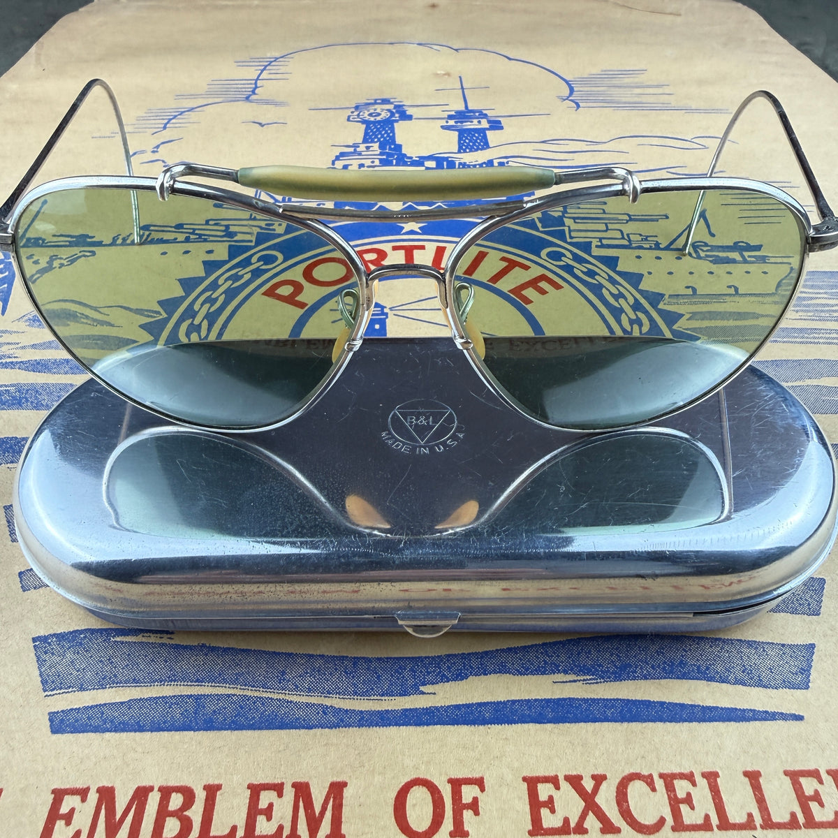 Bausch & Lomb AN6531 Aviator Sunglasses - Deadstock
