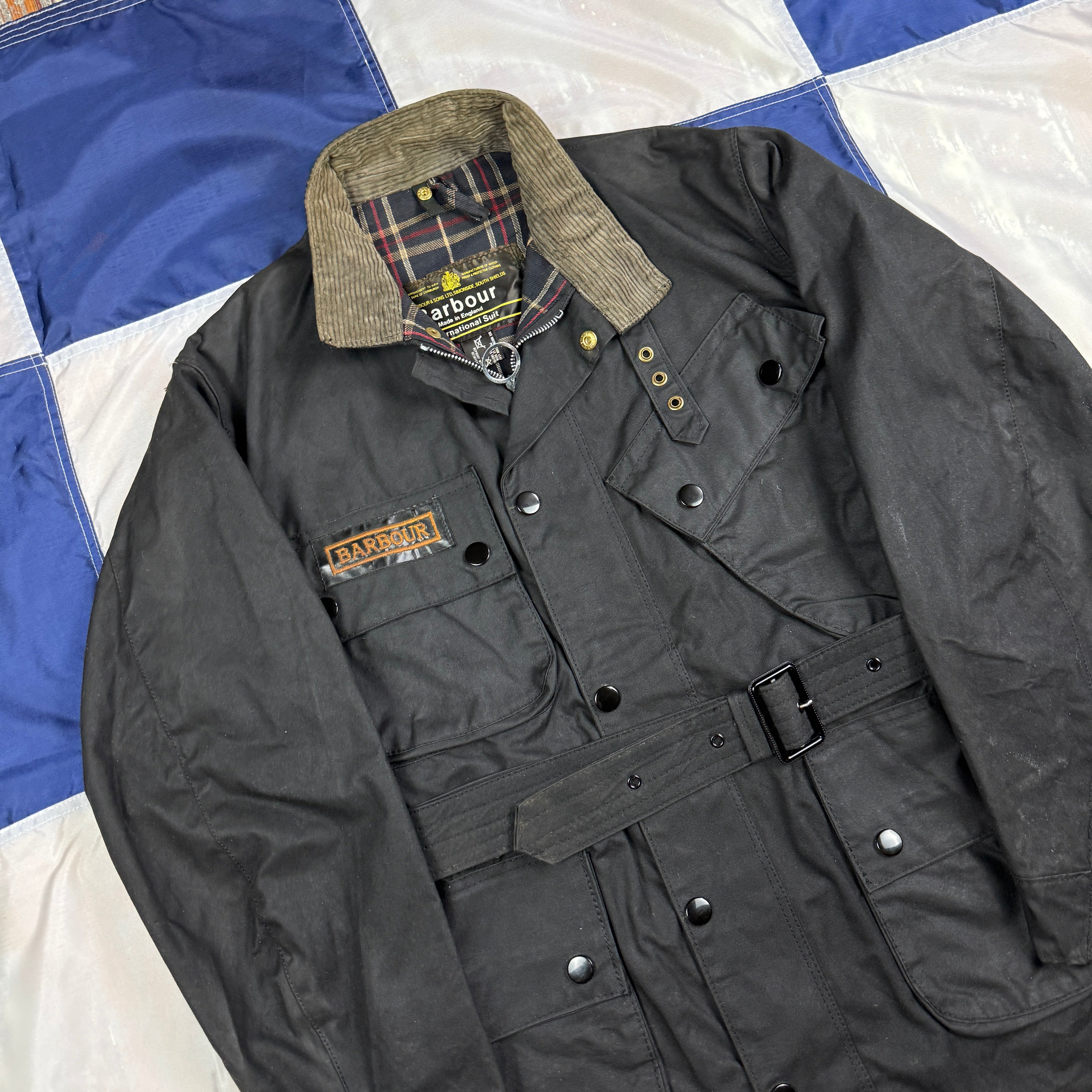 Barbour "One Crown" 1970s International Motorcycle Suit - Deadstock