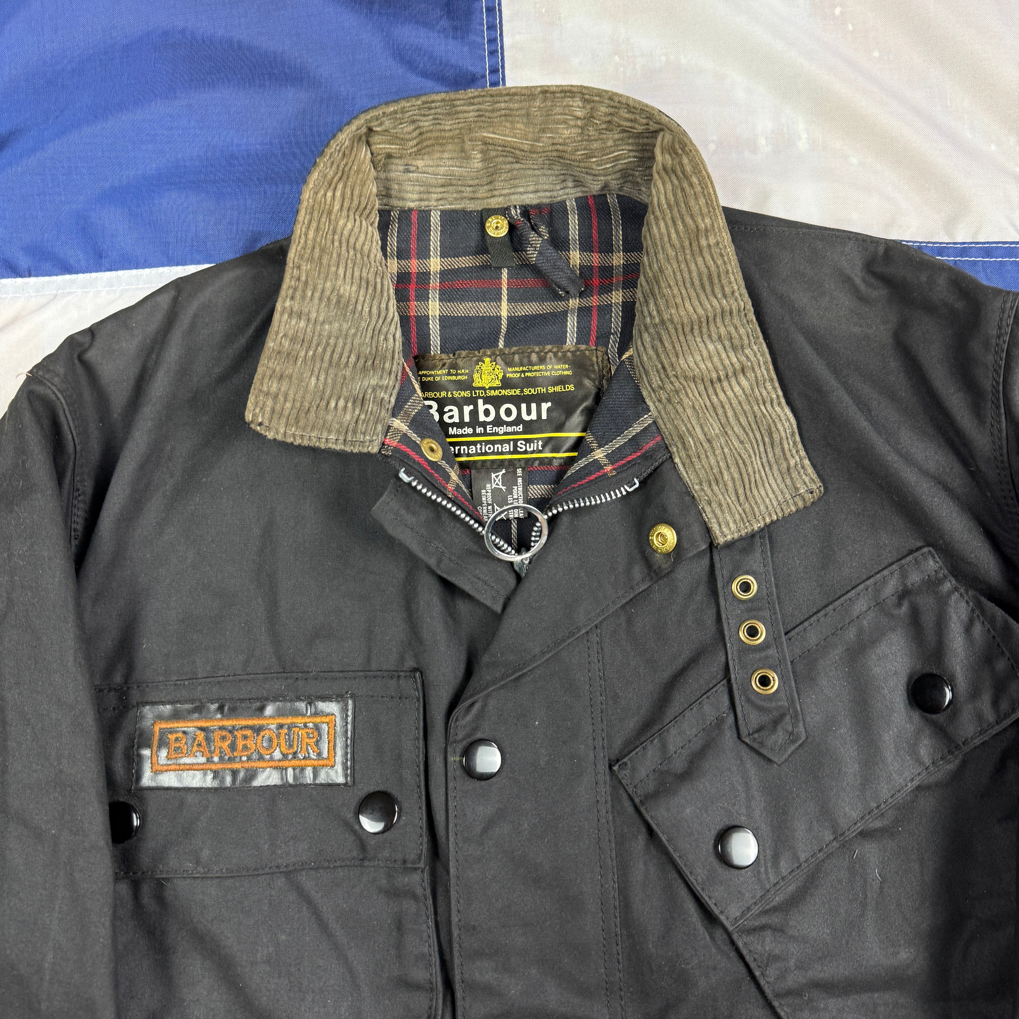 Barbour "One Crown" 1970s International Motorcycle Suit - Deadstock