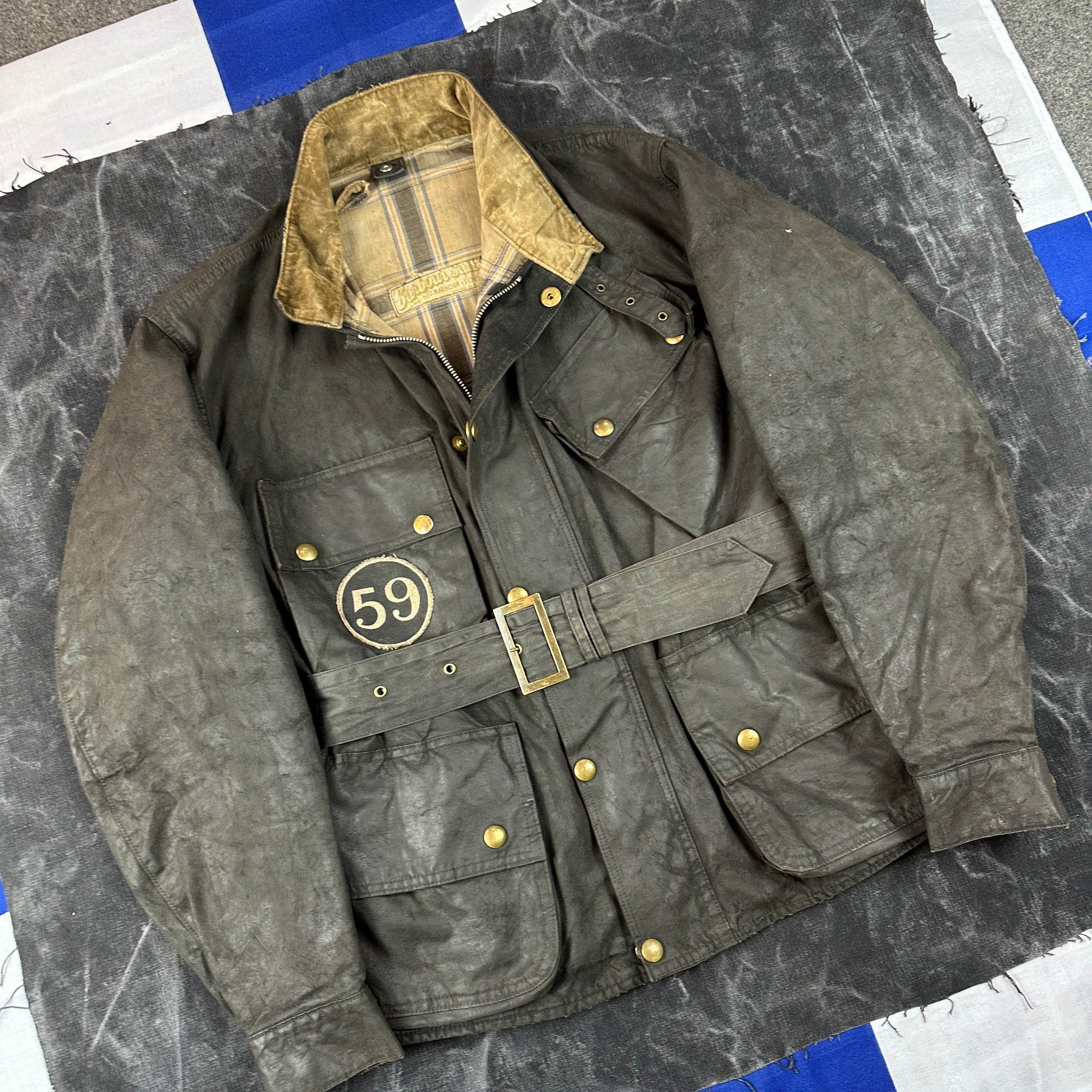 Barbour 1953 Motorcycle Jacket with 59 Club Patch – The