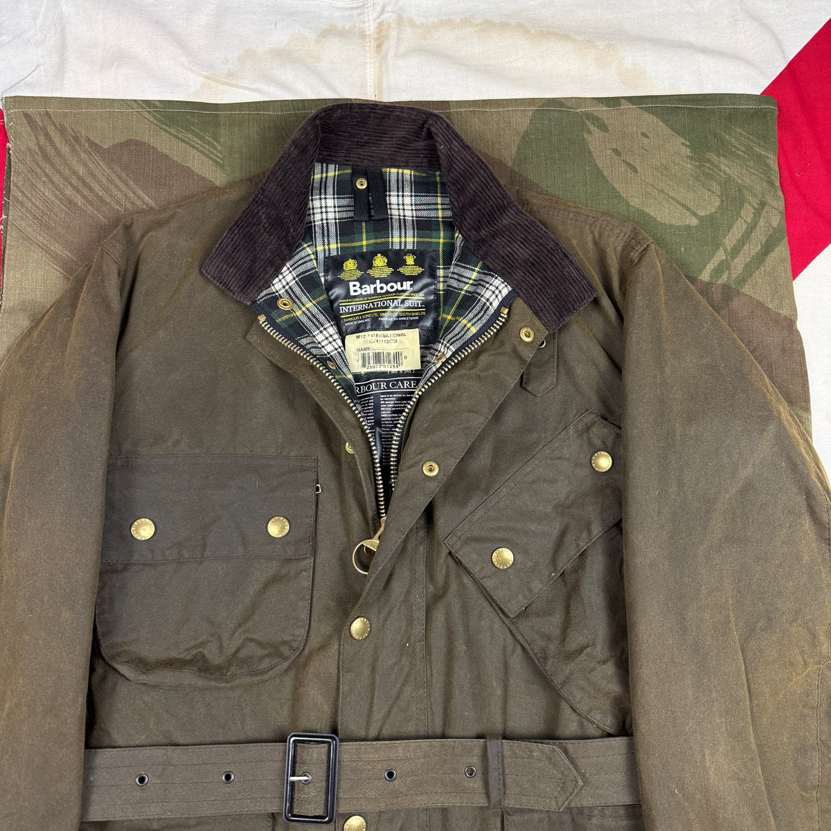 Barbour British Army NATO M12 International Dispatch Rider Jacket - Deadstock