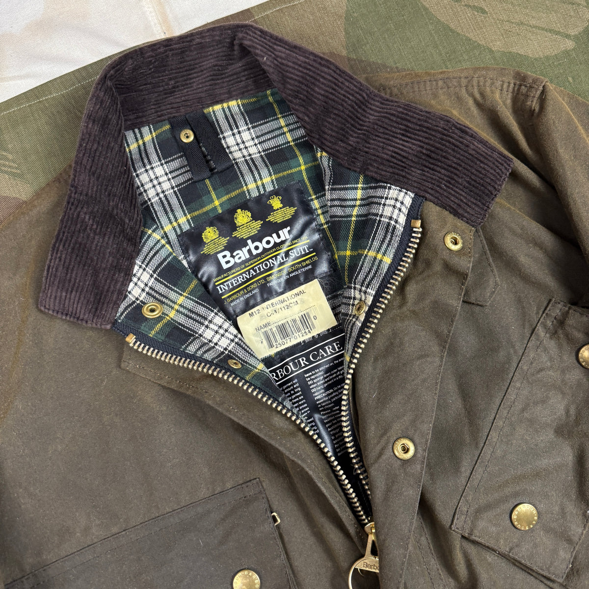 Barbour British Army NATO M12 International Dispatch Rider Jacket - Deadstock