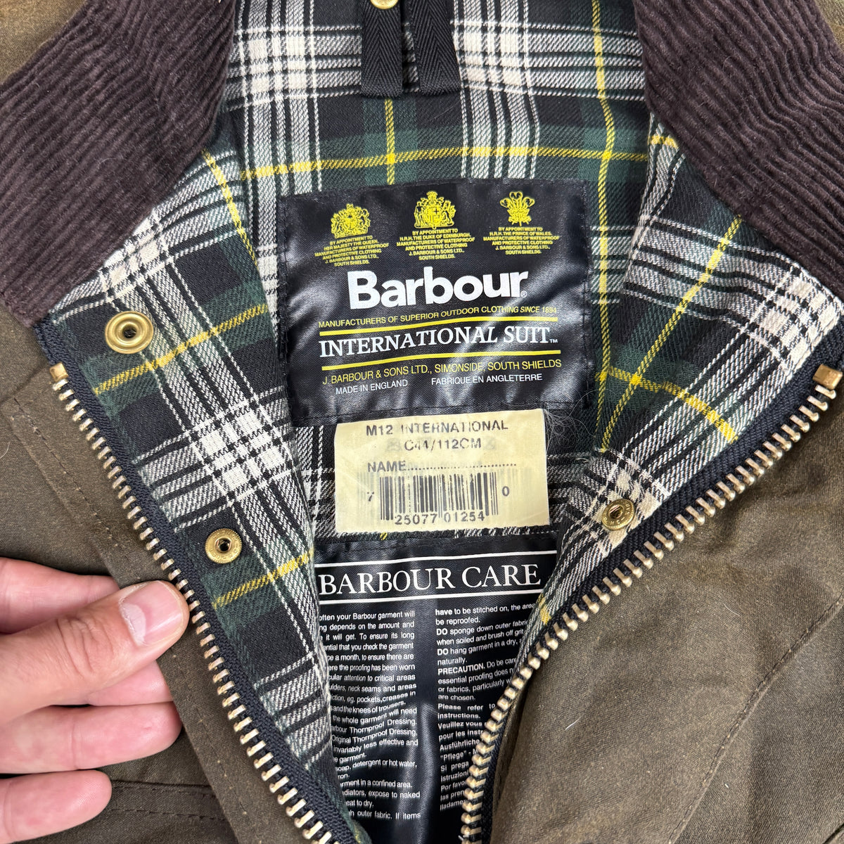 Barbour British Army NATO M12 International Dispatch Rider Jacket - Deadstock