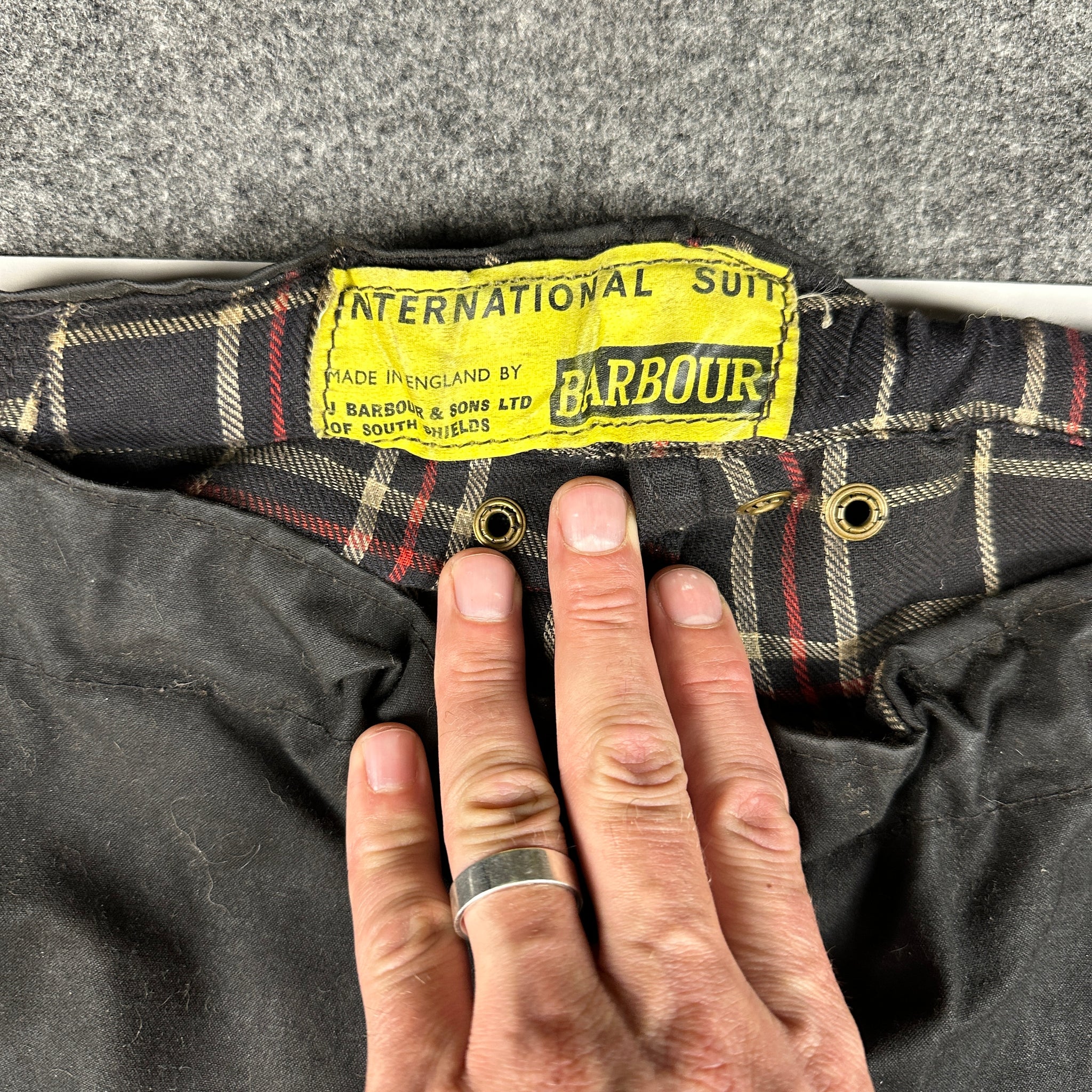 Barbour tailored jacket yellow online