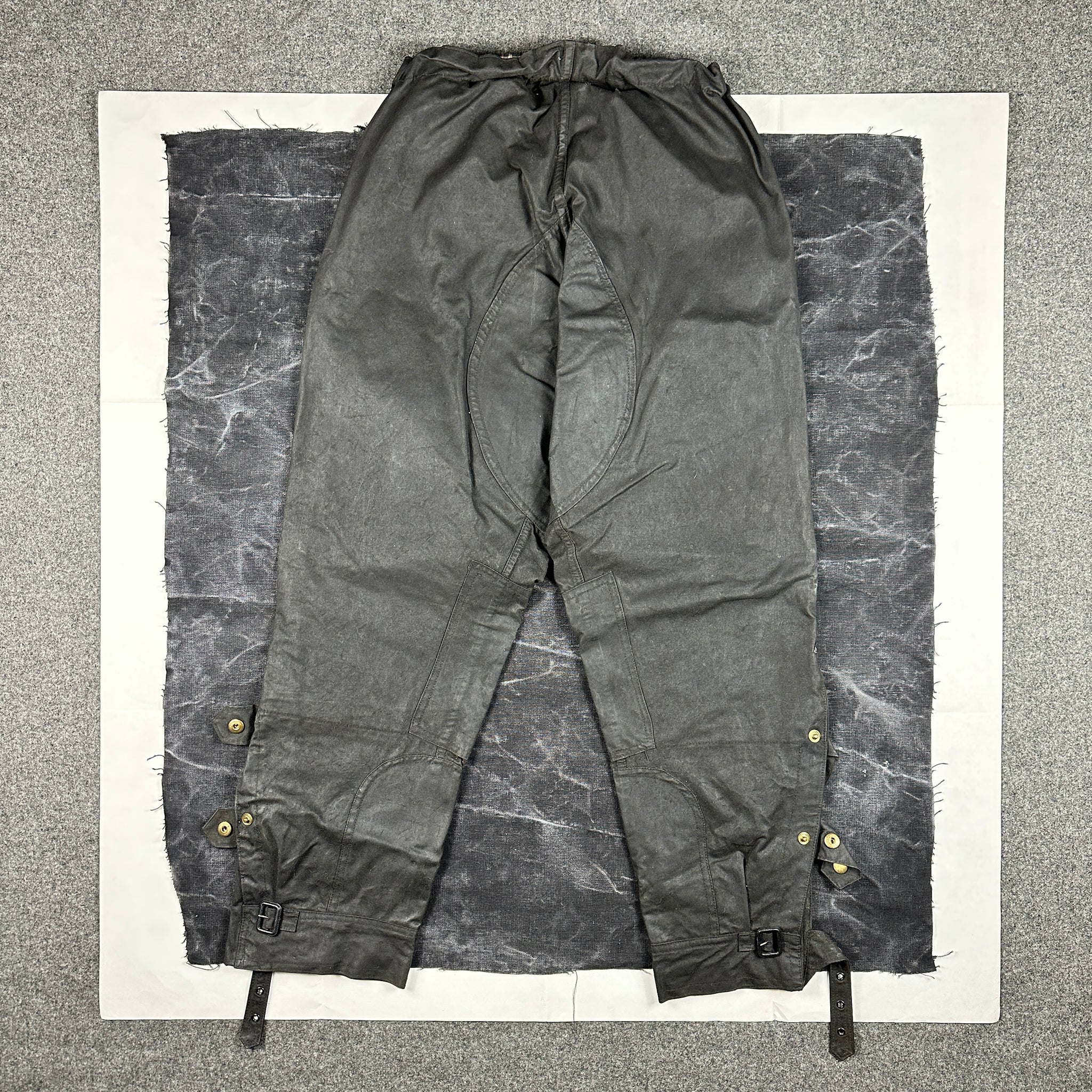 Barbour waxed best sale cotton motorcycle trousers