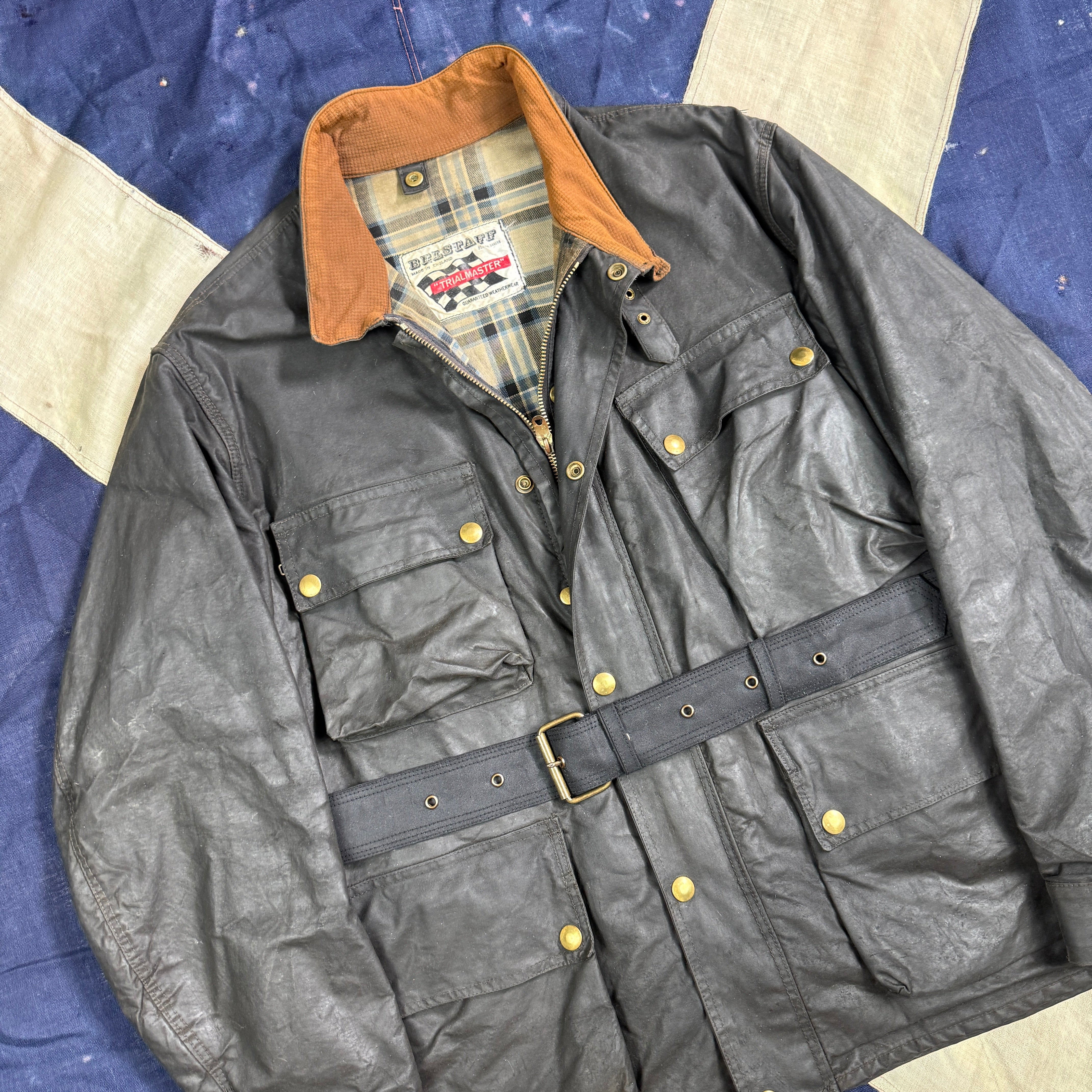 Belstaff Trialmaster 1950s/60s Chequered Flag