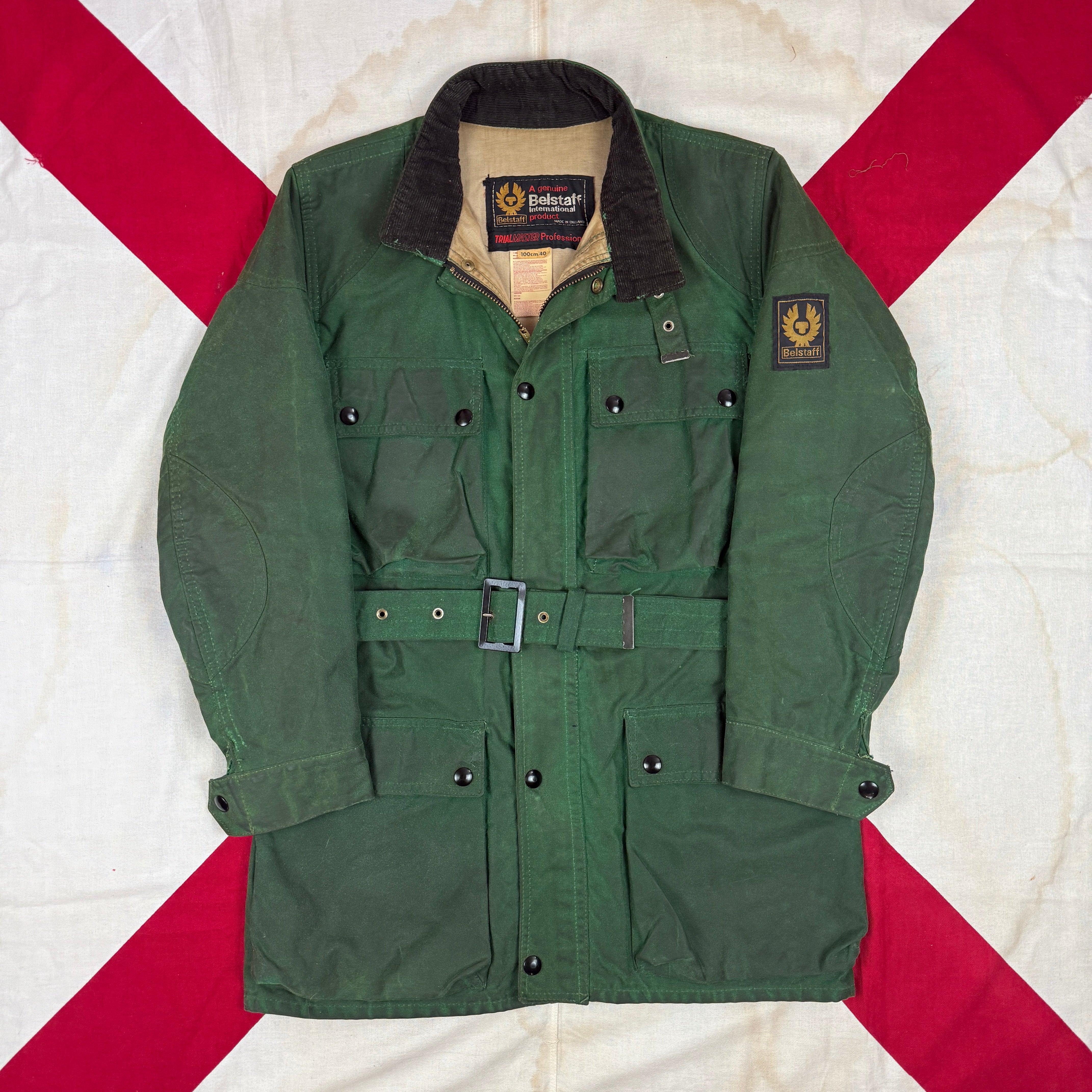Belstaff 1970s Trailmaster Green Racing Jacket