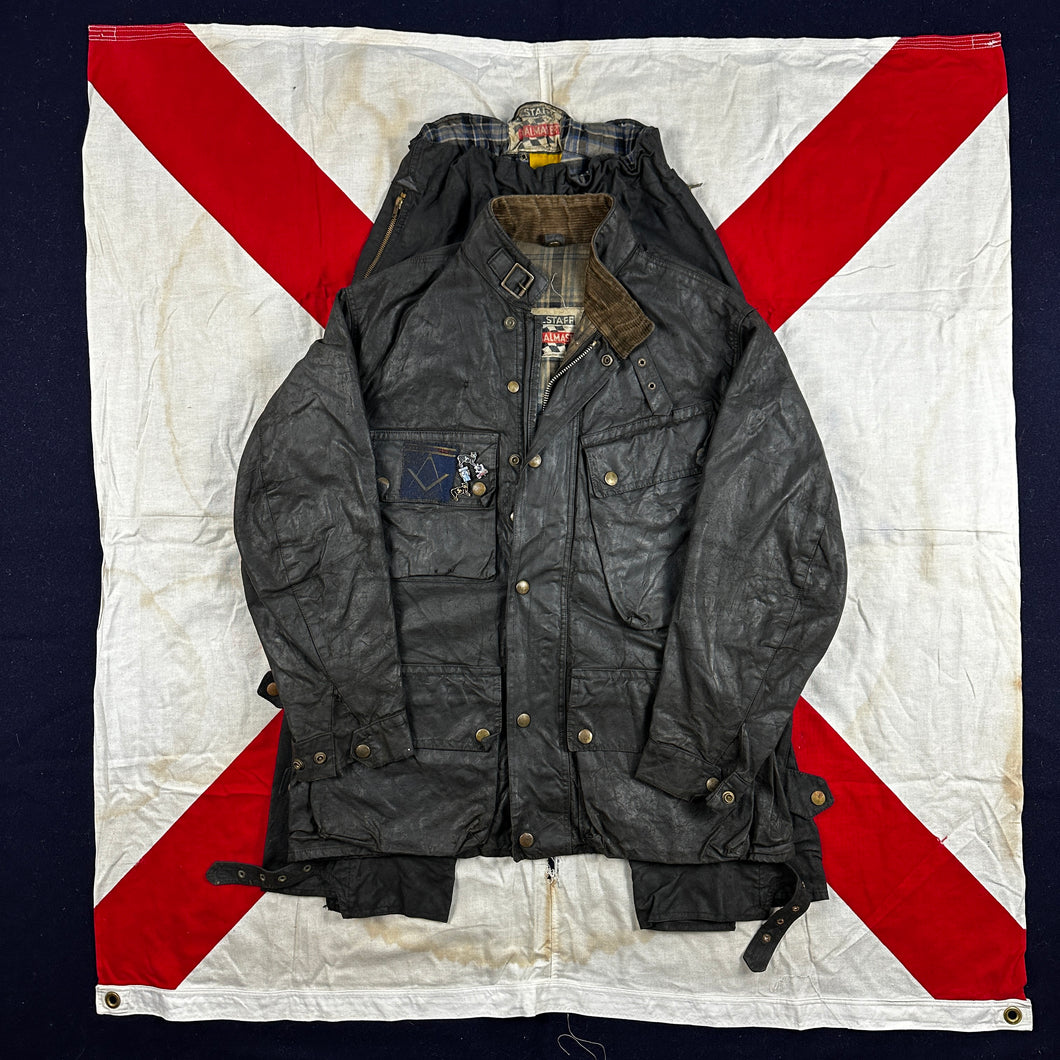 Belstaff Trialmaster Early 1950s Chequered Flag Set from Pro-Rider