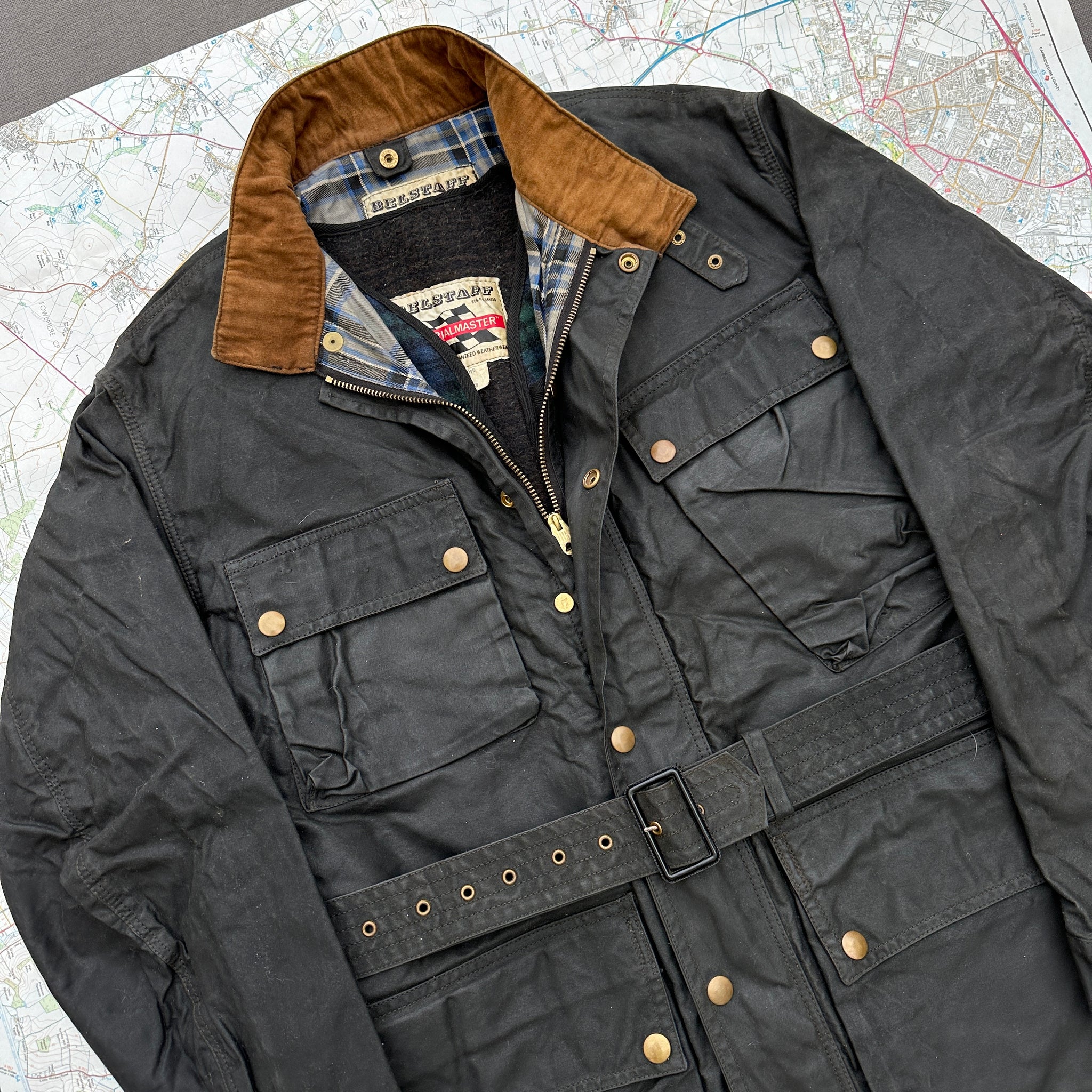 Deadstock Belstaff Trialmaster 1950s Motorcycle Jacket & Trouser Suit – The  Major's Tailor