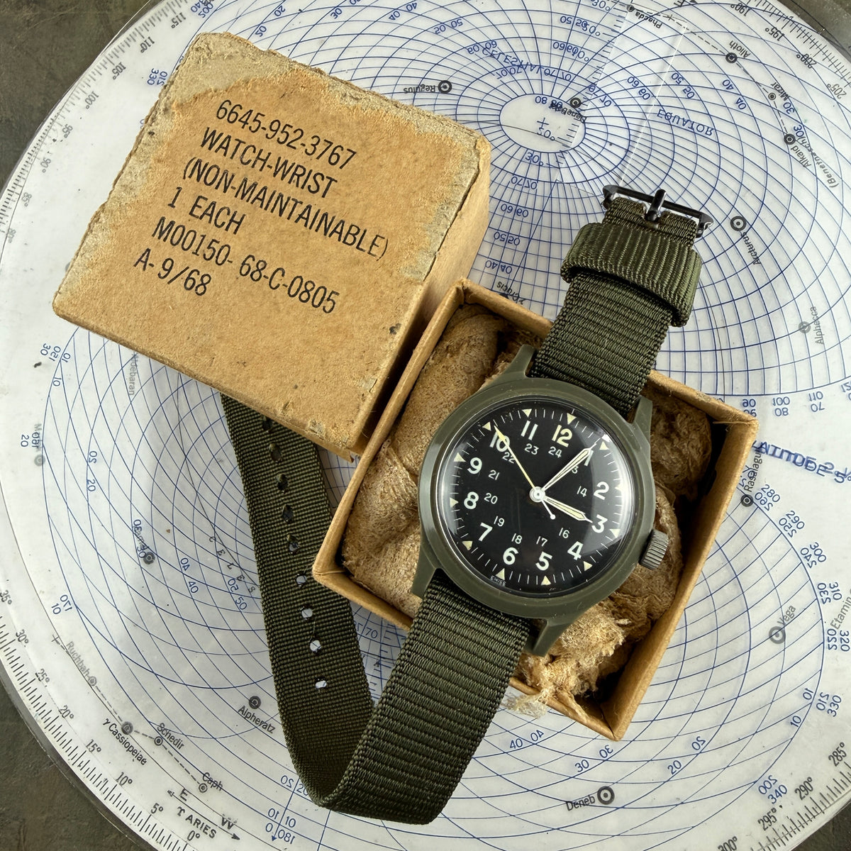 US Army 1968 MIL-W-46374 Watch - Deadstock