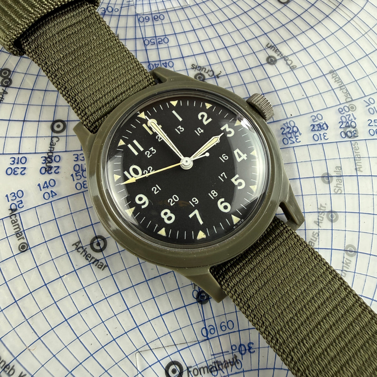 US Army 1968 MIL-W-46374 Watch - Deadstock