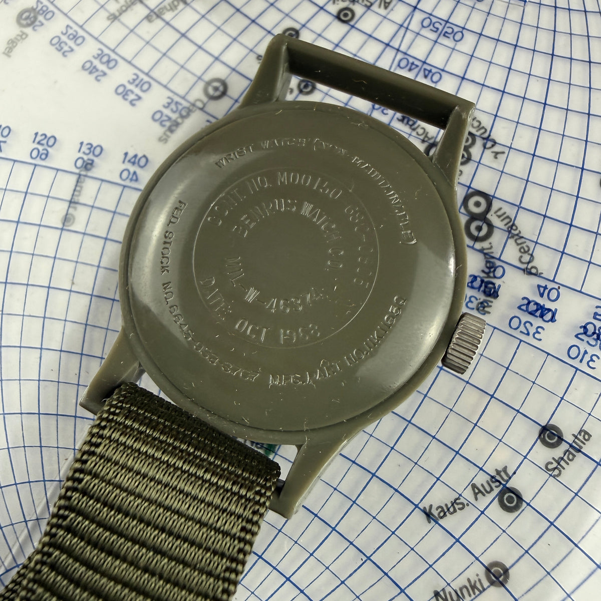 US Army 1968 MIL-W-46374 Watch - Deadstock