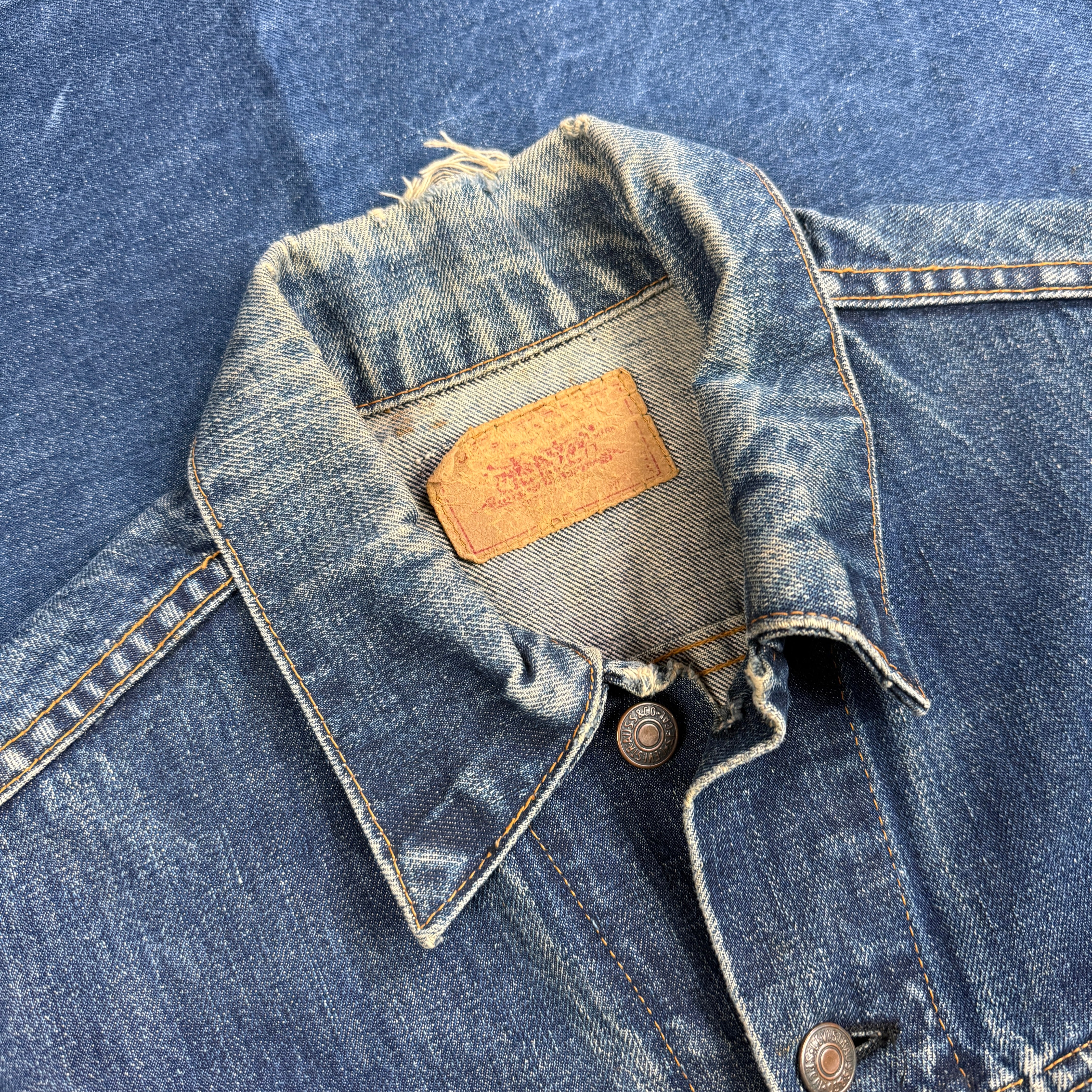 Levi's "Big E" 70505 1960s Denim Jacket - Size 42