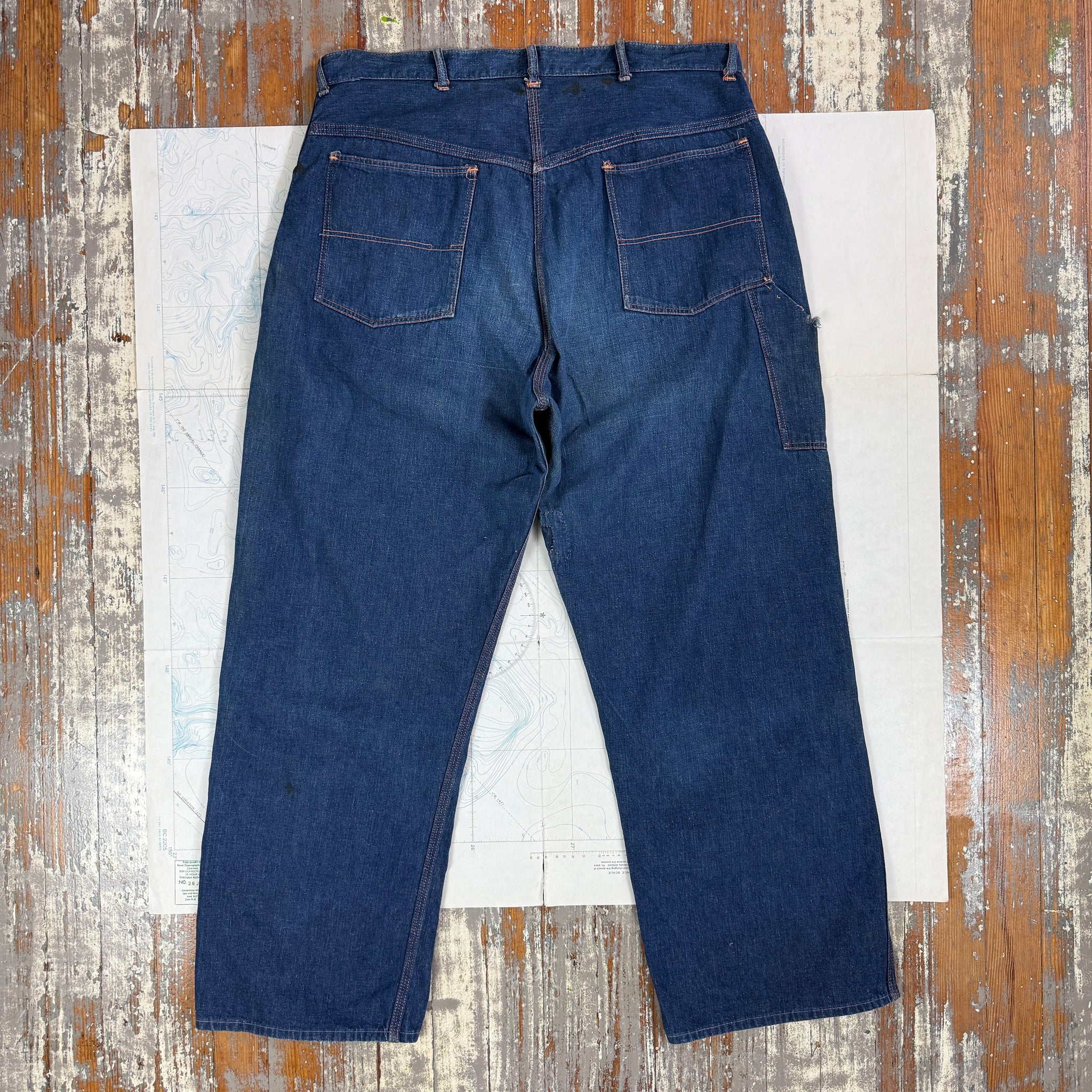 Big Winston 1940s/50s Denim Carpenter Pants - Size 36 – The