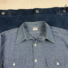 Load image into Gallery viewer, Big Yank 1950/60s Chambray Shirt - Mint Condition
