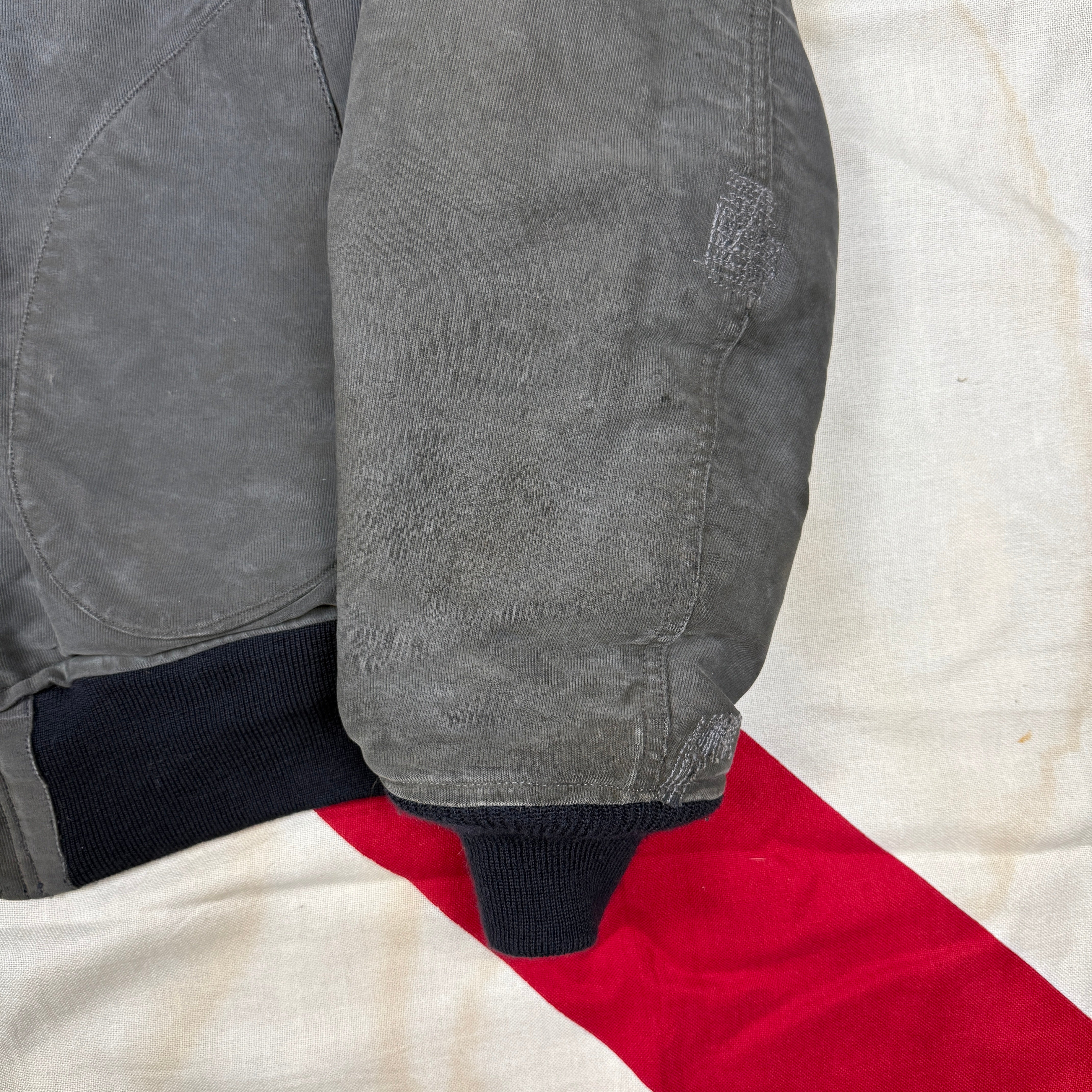 US Navy 1942 Blue Zip Deck Jacket