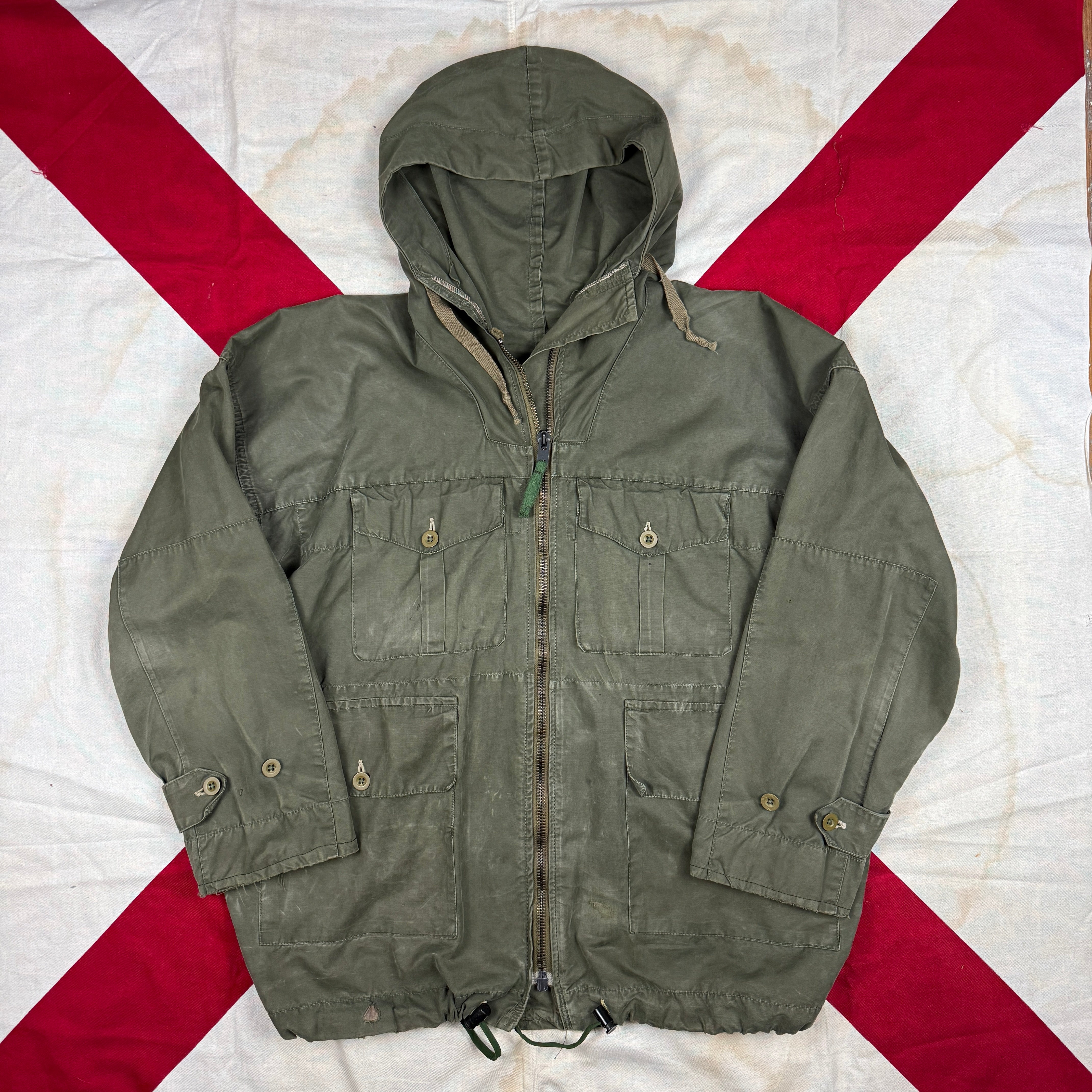 British Army 63 Pattern Green Ventile Smock Windproof