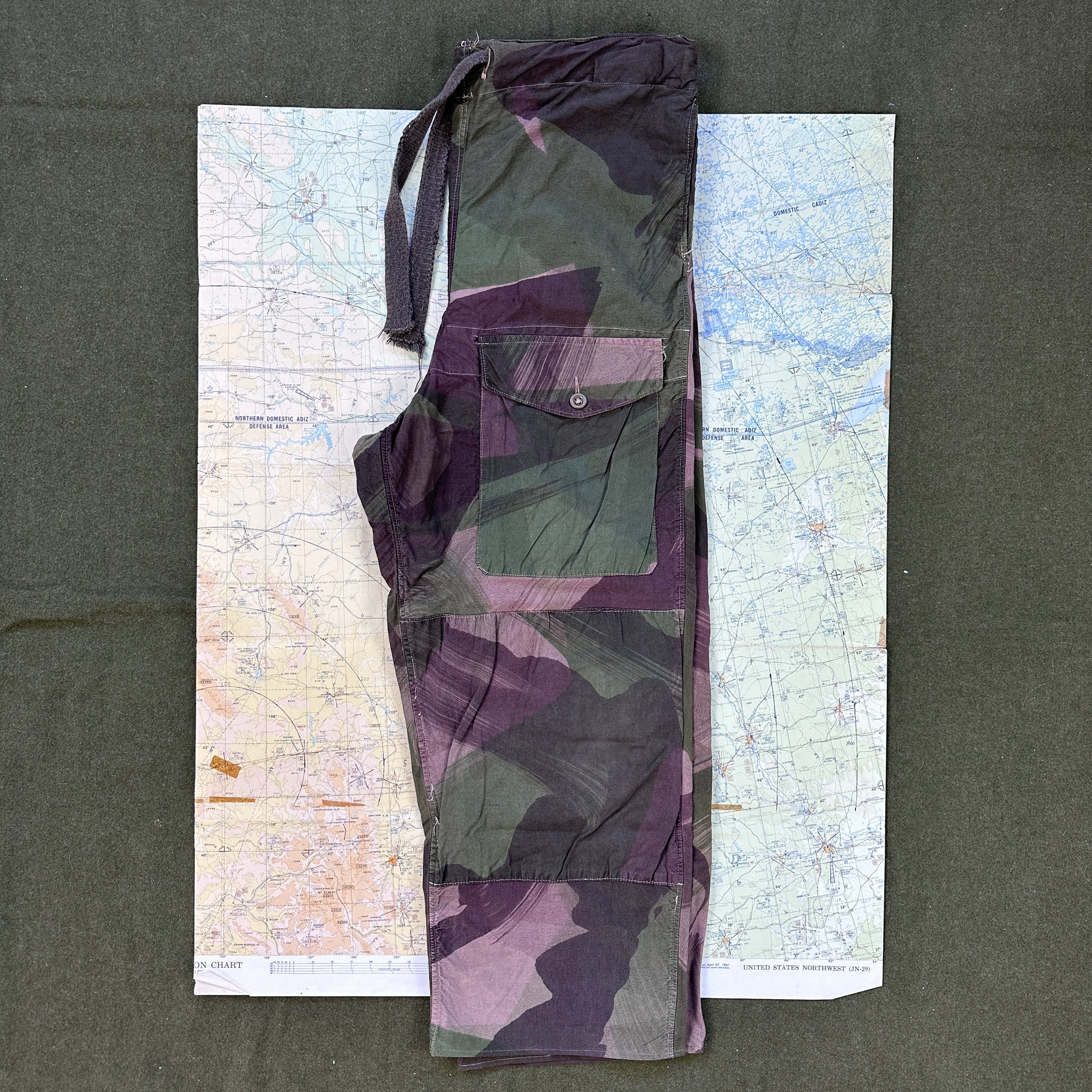 British Army WW2 Windproof Camo Trousers – The Major's Tailor