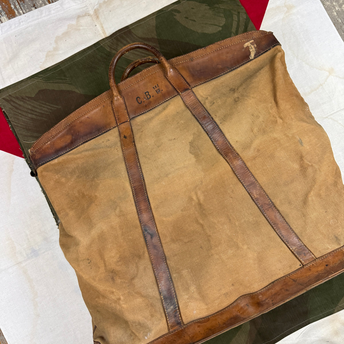 British Officer WW2 Tote Kit Bag