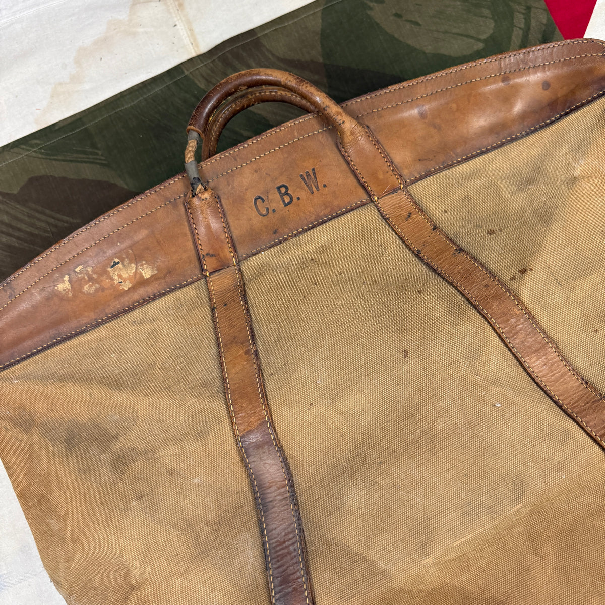 British Officer WW2 Tote Kit Bag