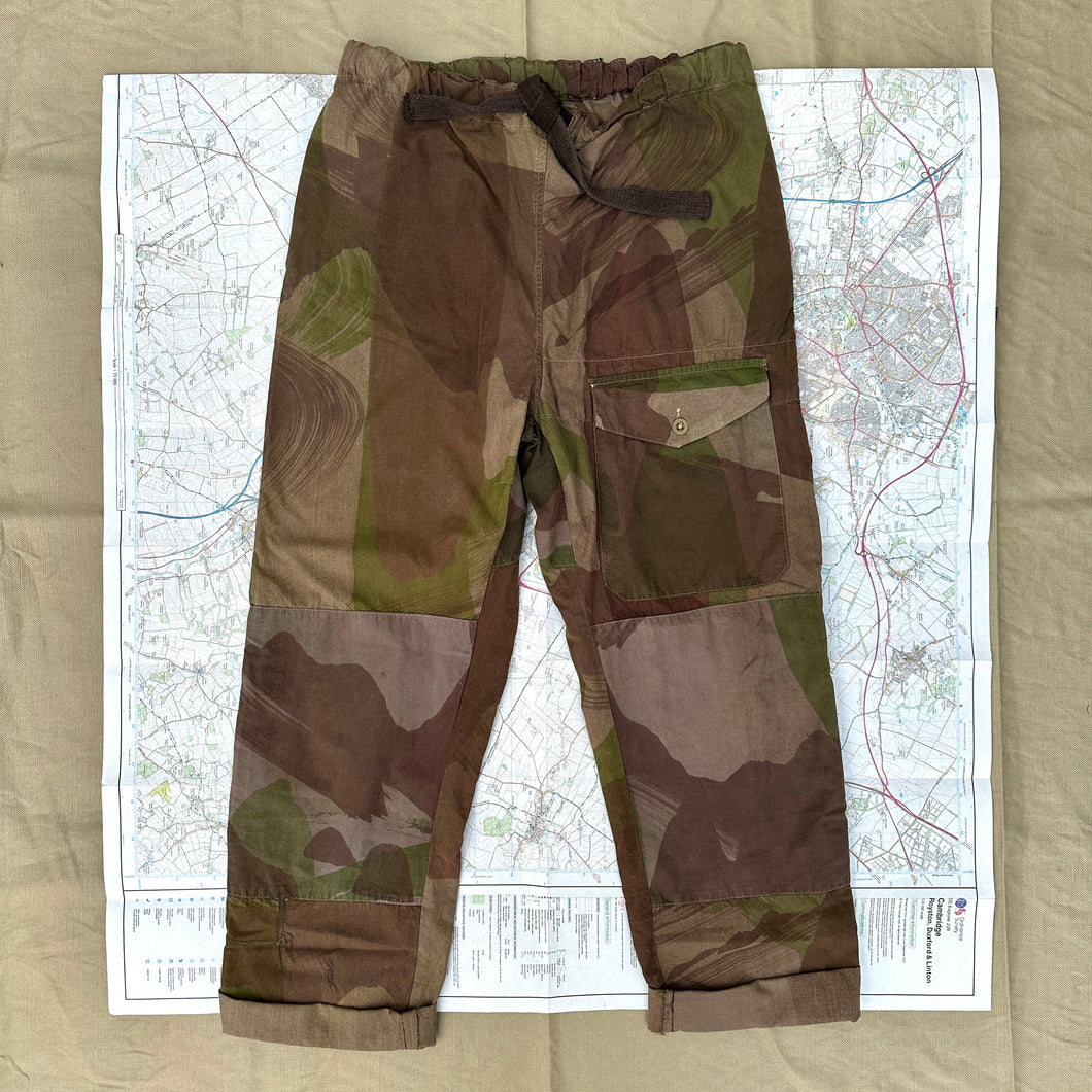 British Army WW2 Windproof Camo Trousers
